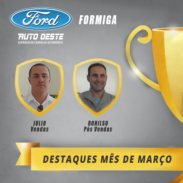 DESTAQUES 2016 AUTO OESTE FORMIGA