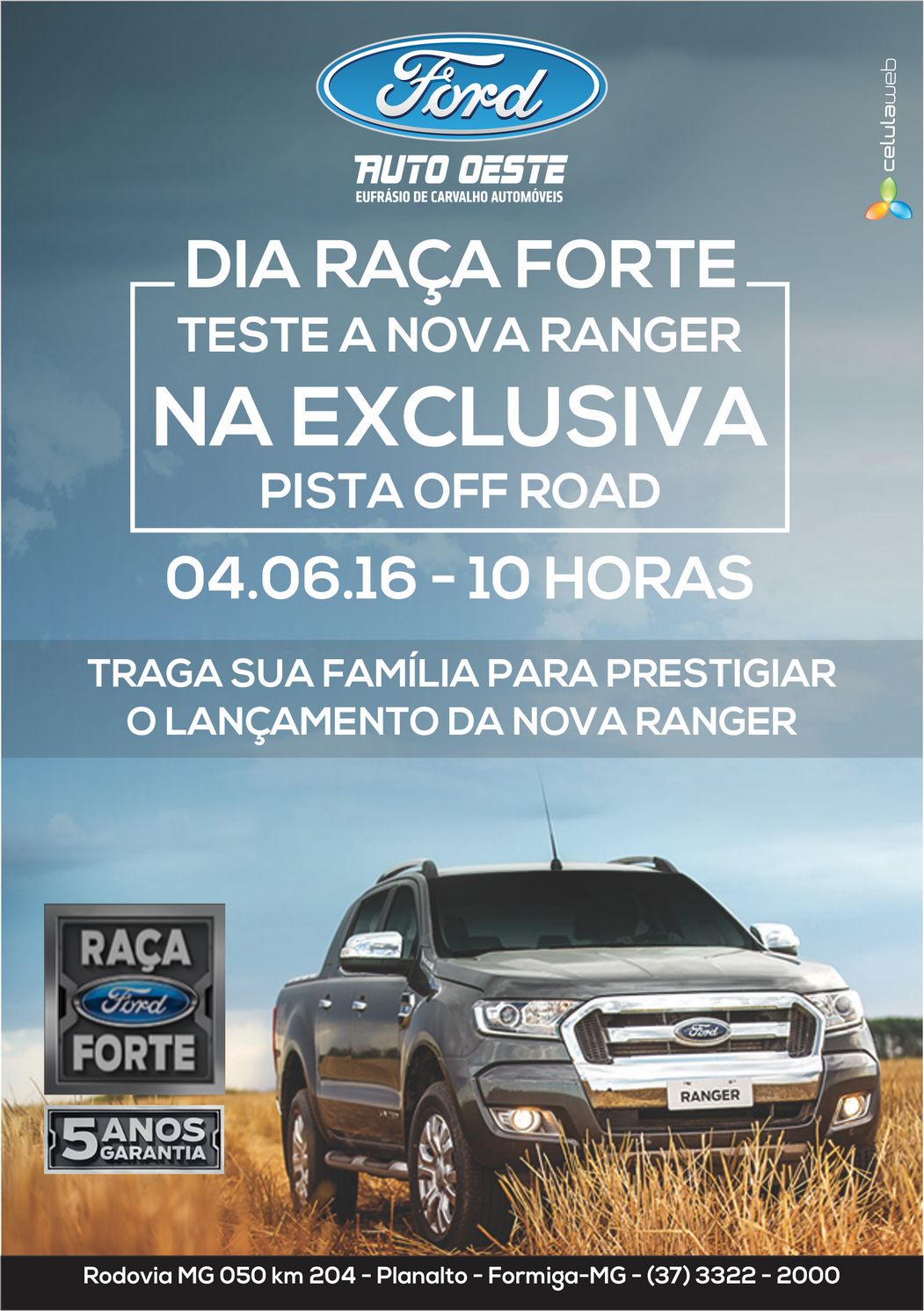 FLYER RACA FORTE