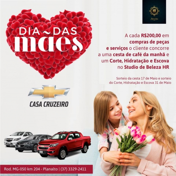 Promoção Dia da Mães na Casa Cruzeiro